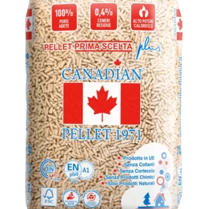 Pellet Canadian 15 kg – Confezione da 70 sacchi (Qualità Premium Canadese)